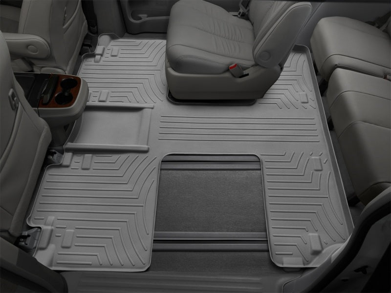 WeatherTech 11+ Toyota Sienna Rear FloorLiner - Grey