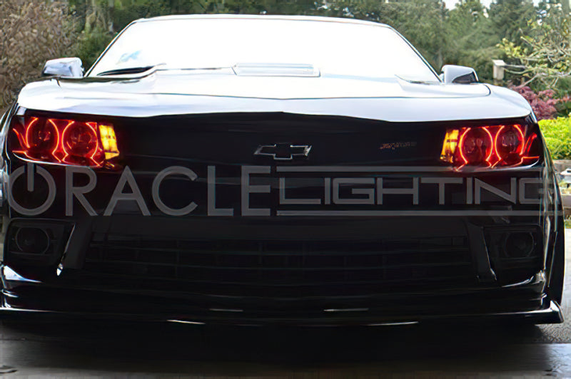 Oracle Chevrolet Camaro Non-RS 14-15 LED Dual Halo Kit Round Style - Blue