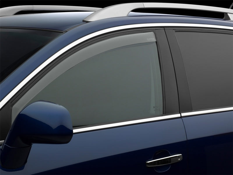 WeatherTech 19-23 Ford Ranger Rear Side Window Deflectors - Dark Tint