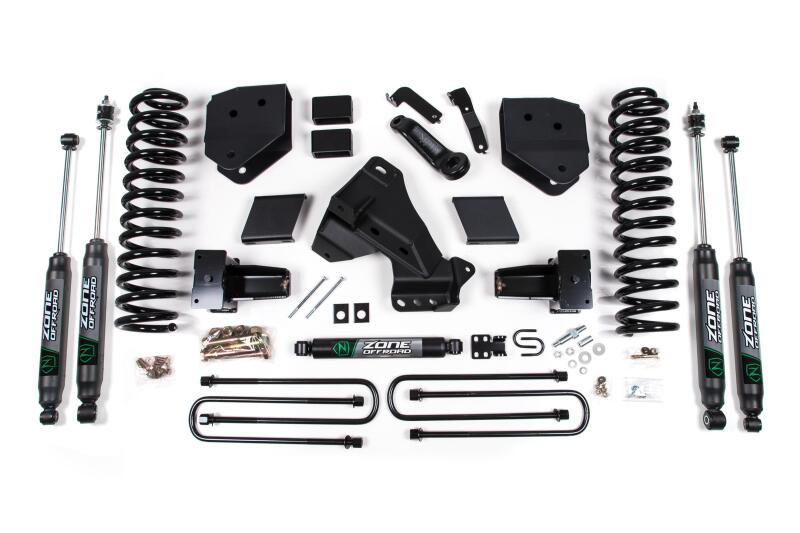 Zone Offroad 20-21 Ford F-250/F-350 4.5in Suspension Lift System - NX2 Shocks- Diesel