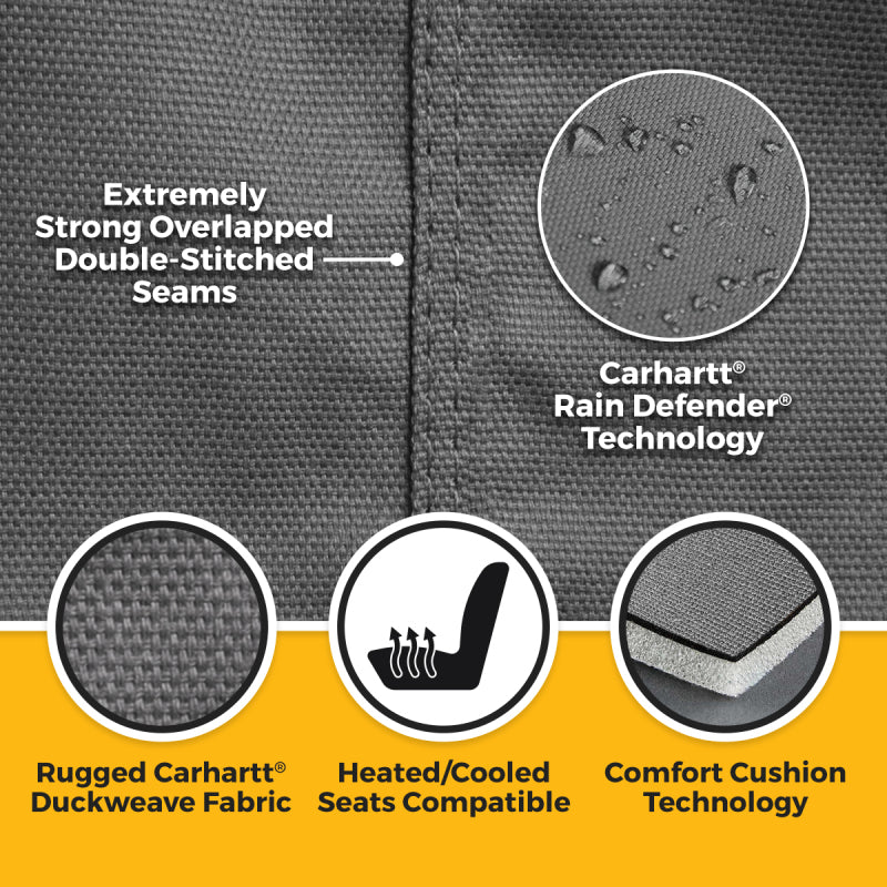 Covercraft 03-06 Chevrolet Suburban 1500 Carhartt PrecisionFit Second Row Seat Covers - Gravel