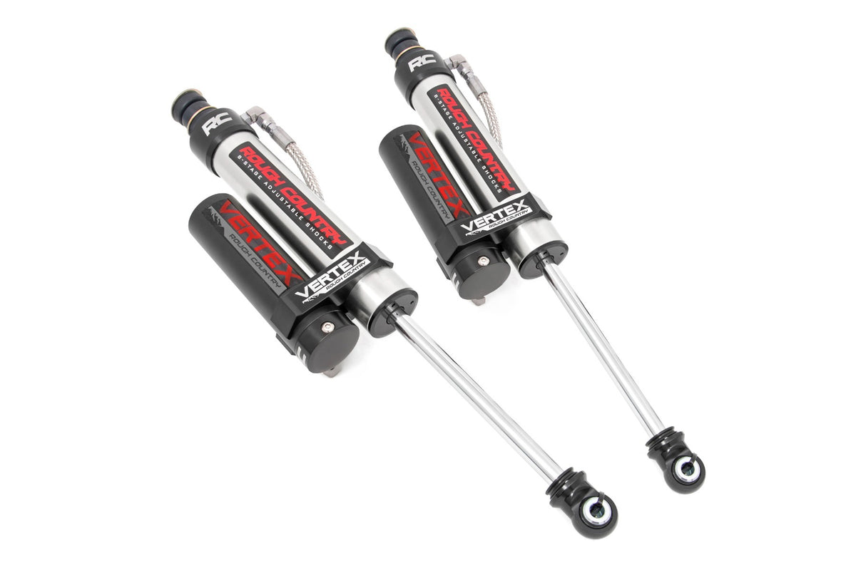 Rough Country Vertex 2.5 Reservoir Rear Shocks | 2-3.5" | Ram 1500 2WD/4WD (2019-2026)