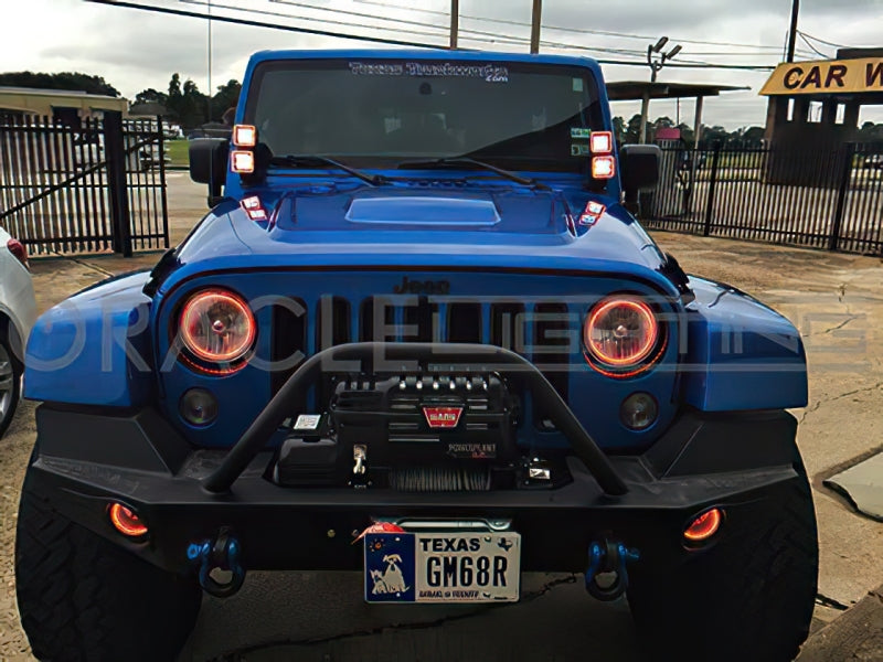 Oracle Off-Road 3in Square WP LED Halo - White