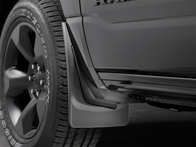 WeatherTech 2025 Dodge RAM 1500 No Drill Rear MudFlaps - Black