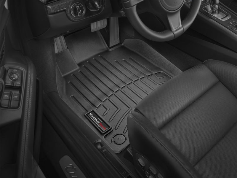 WeatherTech 14+ Porsche Cayman/Boxster Front FloorLiner - Black