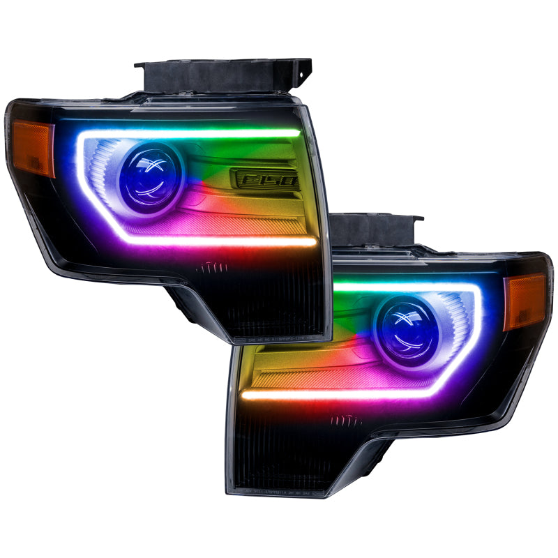 Oracle Ford F-150/Raptor 09-14 Perimeter Halo Kit - ColorSHIFT w/o Controller
