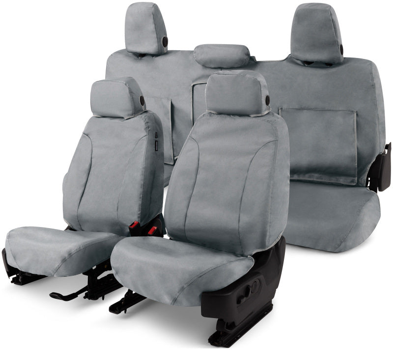 Covercraft 17-24 Dodge Ram Waterproof Polyester SeatSaver Custom Front Row Seat Covers - Grey