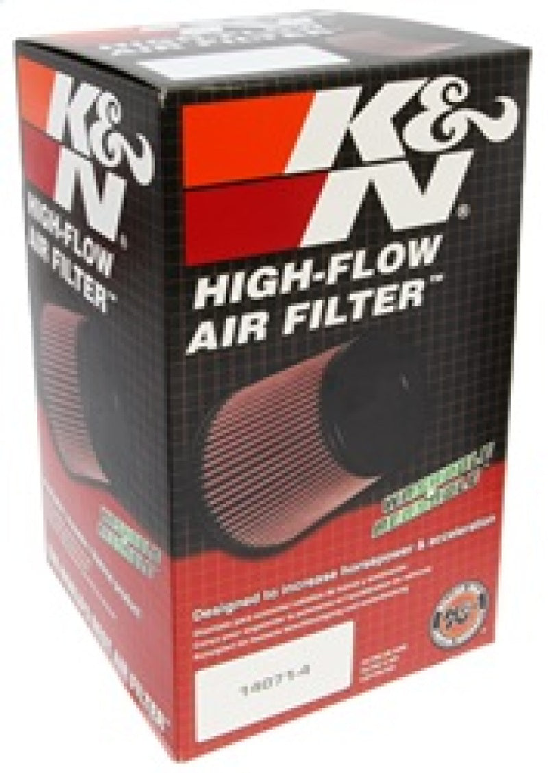 K&N Universal Chrome Filter 4 inch FLG / 5 3/8 inch Bottom / 4 1/2 inch Top / 8 inch Height