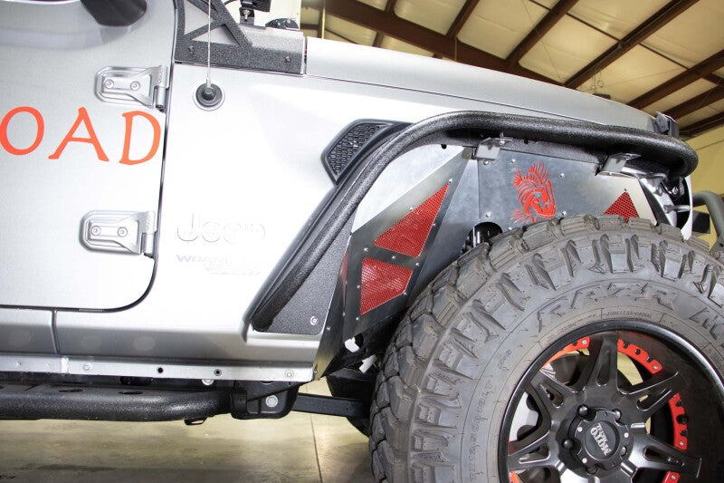 Fishbone Offroad 2018+ Jeep Wrangler JL Front Pair Aluminum Raw Inner Fenders