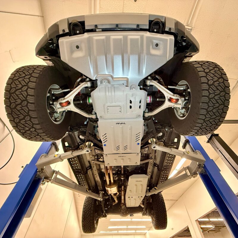 Rival 2024-2026 Ford Ranger Ford Ranger Raptor Aluminum Transfer Case Skid Plate