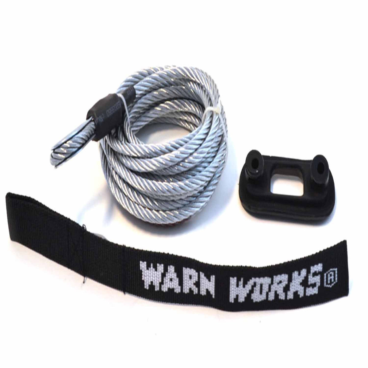 WARN WIRE ROPE FOR PULLZALL 7/32 Inch Diameter x 15 Foot Length