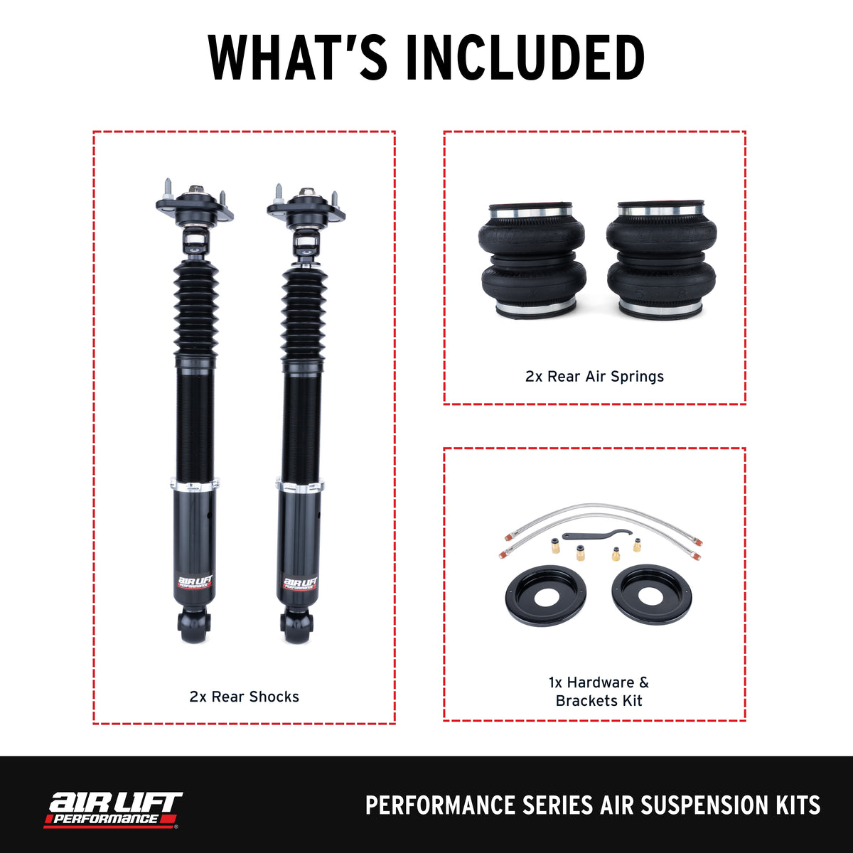 Air Lift Performance 92-99 BMW E36 3 Series/M3 Rear Air Suspension Kit