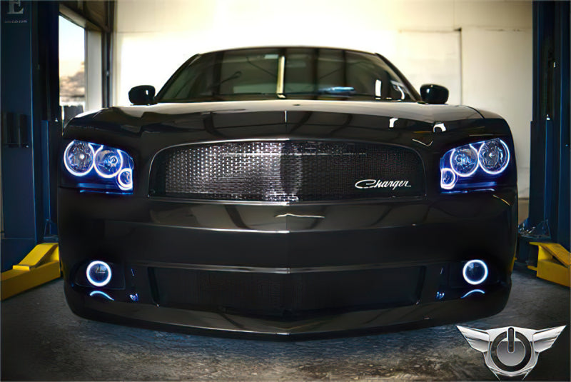 Oracle Dodge Charger 05-10 LED Fog Halo Kit - ColorSHIFT
