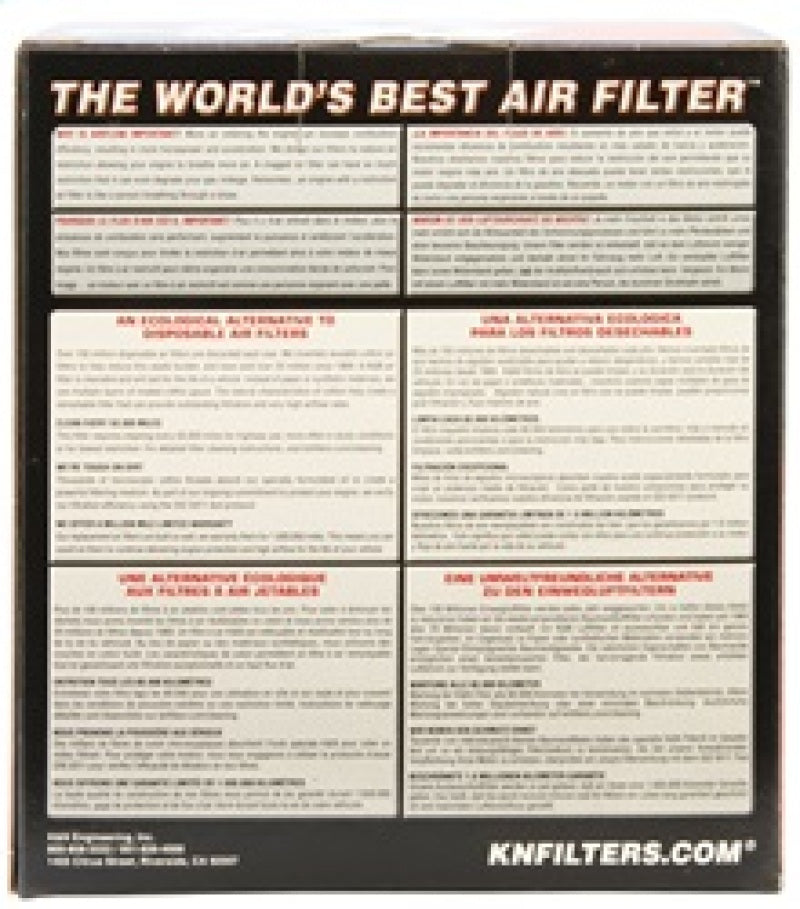 K&N Filter Universal Rubber Filter - Round Straight 3in ID x 5 5/8in OD x 6in Height