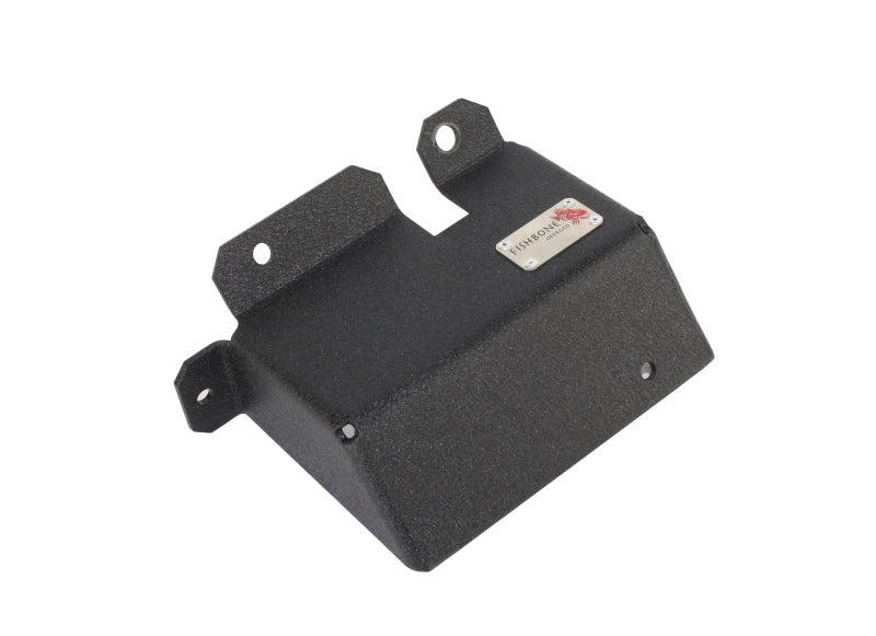 Fishbone Offroad 97-06 Jeep Wrangler TJ Steering Box Skid Plate - Black Textured Powdercoat