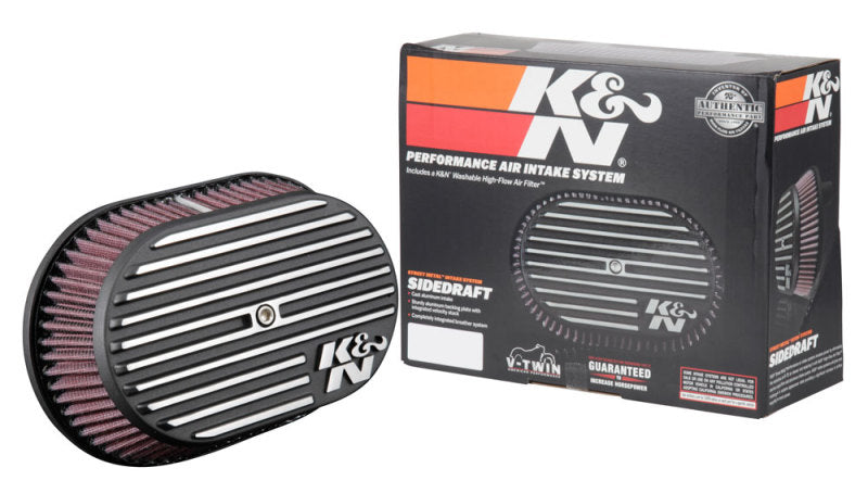 K&N Street Metal Intake System 2017 Harley-Davidson Shaker Black H/D Touring Models