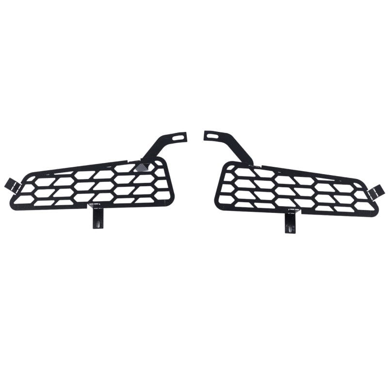 Putco 18-20 Ford F-150 Raptor - Hex Shield - Black Powder Coated Bumper Grille Inserts
