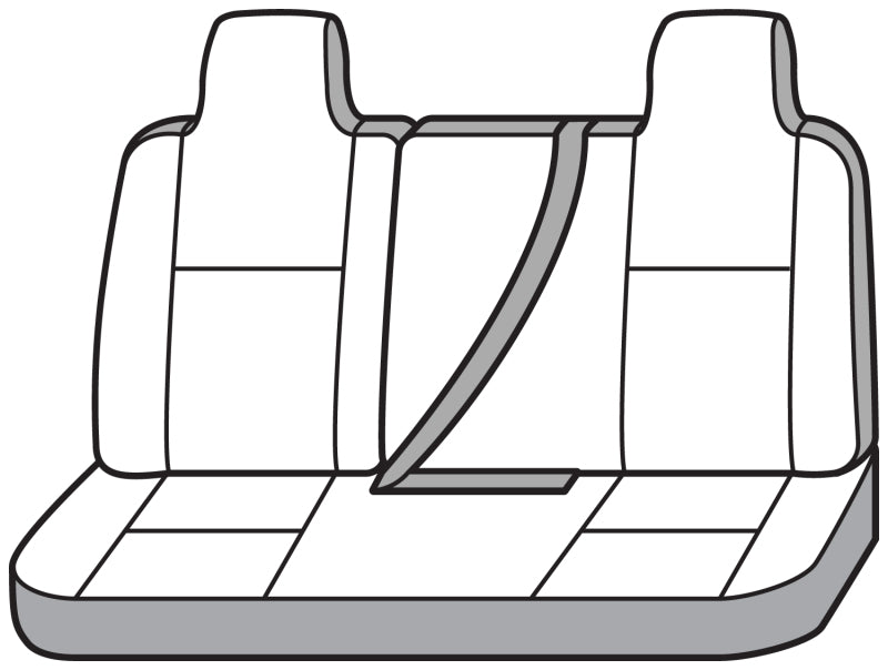 Covercraft 12 GMC Canyon Polycotton SeatSaver Custom Second Row Seat Covers - Charcoal