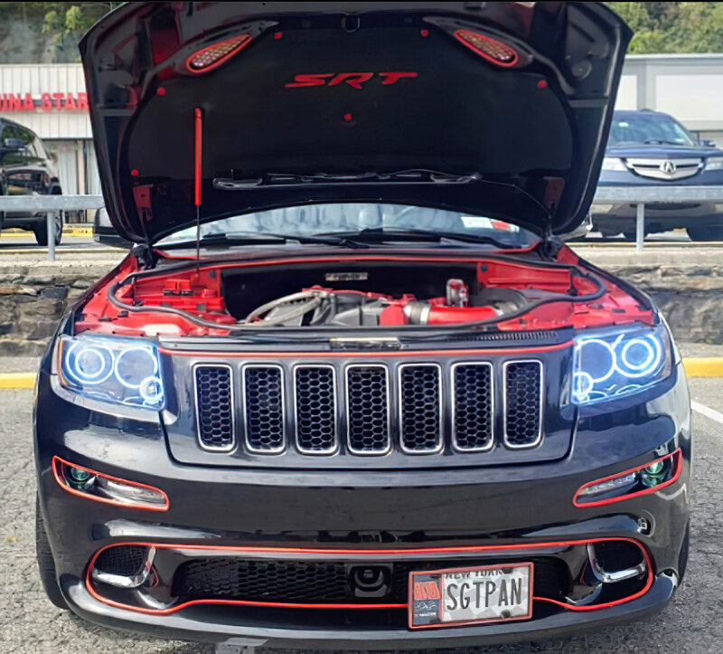 Oracle Jeep Grand Cherokee 11-13 Triple Halo Kit - ColorSHIFT w/o Controller