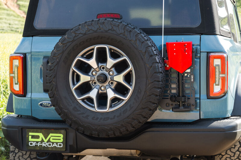 DV8 Offroad 2021-2025 Ford Bronco Tailgate Reinforcement Molle Panel
