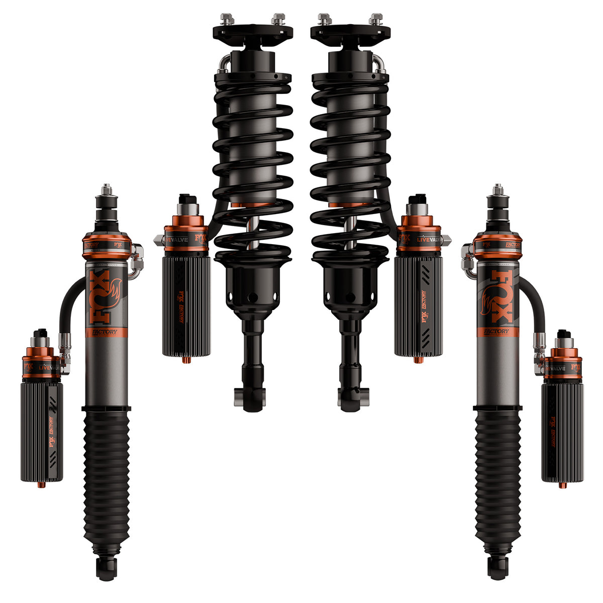 Fox 24+ Lexus GX550 Factory Race 3.2 Live Valve Internal Bypass Shock Kit