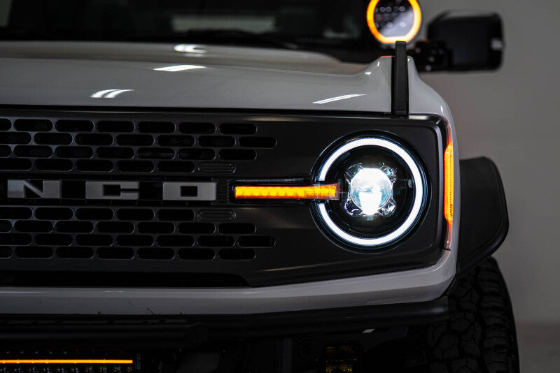 DV8 Offroad 2021-2025 Ford Bronco Black Headlights