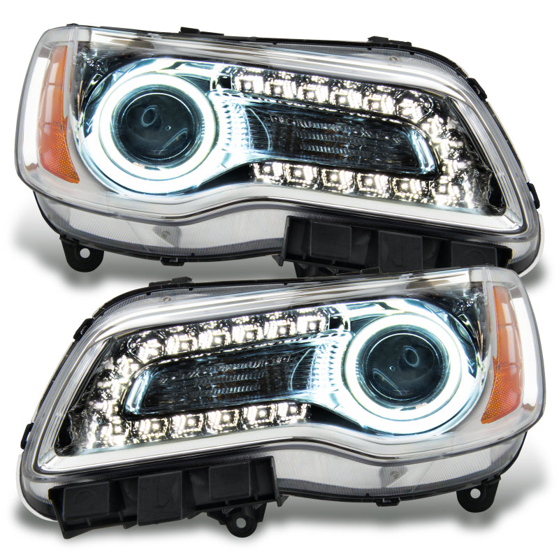 Oracle 11-14 Chrysler 300C SMD HL - Chrome - NON HID - ColorSHIFT w/ 2.0 Controller