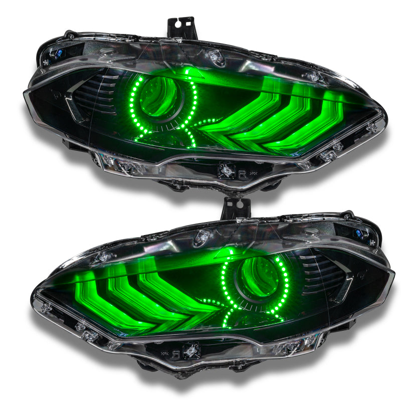 Oracle 18-21 Ford Mustang DRL Upgrade w/ Halo Kit - ColorSHIFT 2