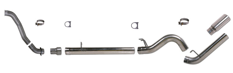 Diamond Eye KIT 5in DPF-BACK w/ DP Single SS 08-10 Ford 6.4L Powerstroke F250/F350