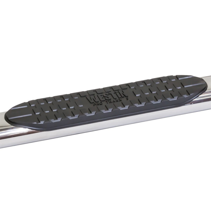 Westin 07-13 Chevy Silv 1500 Extended Cab (8 ft Bed) PRO TRAXX 5 WTW Oval Nerf Step Bars - SS