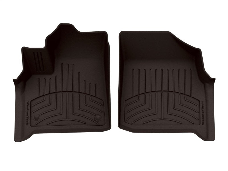 WeatherTech 2018+ Chevrolet Traverse (w/Bench 2nd Row) Front FloorLiner HP - Cocoa