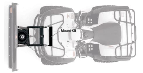 WARN Front Plow Mount Kit for the Polaris Sportsman