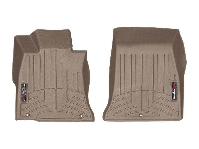 WeatherTech 2019 + Genesis G70 Front FloorLiner - Tan (Rear Wheel Drive)