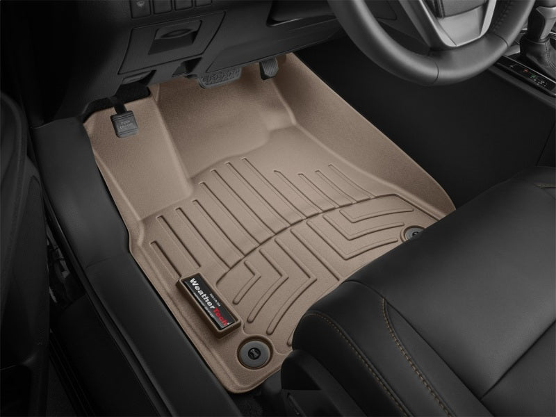 WeatherTech 2014+ Toyota Highlander Front FloorLiner - Tan