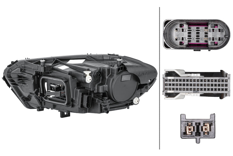 Hella 19-20 Mercedes-Benz A Class Headlamp Rh Led Static