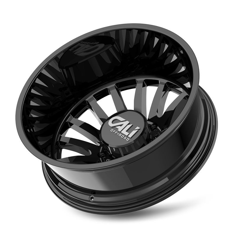 Cali Off-Road 9110D Summit Dually 20x8.25 / 8x200 BP / -232mm Offset / 142mm Hub Gloss Black Wheel