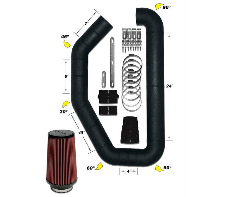 Airaid U-Build-It - 4in Intake Tube