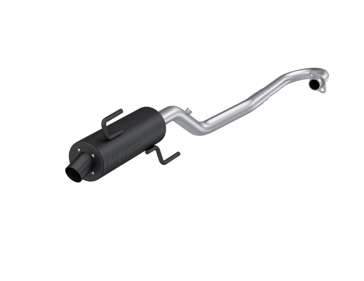 MBRP 2015-Up Honda Forman Rubicon 500/520/ Rancher 420 IRS Performance Series Slip-on Exhaust, Black-Coated
