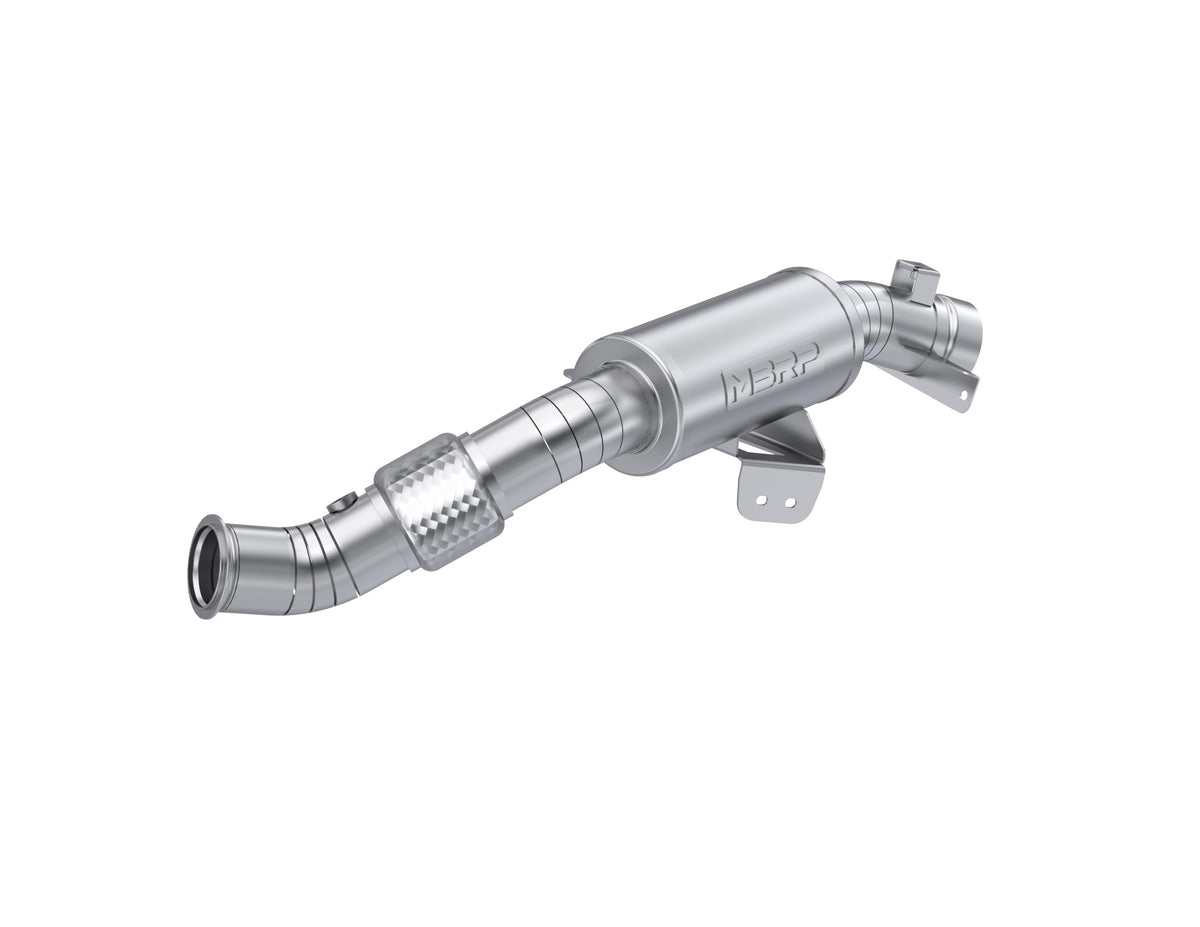 MBRP 2024-Up Can-Am Maverick R Performance Series 3 Inch Single Slip-on Turbo Back Exhaust System