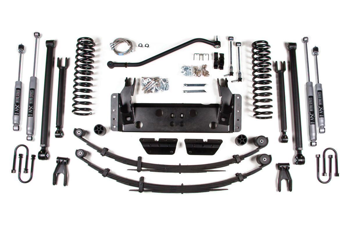 BDS Suspension 4.5 Inch Lift Kit Long Arm Jeep Cherokee XJ 84-01 Chrysler 8.25 NX2 Nitro Shocks (BDS1427H)