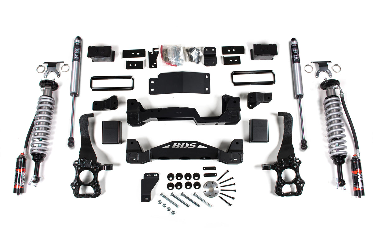 BDS Suspension 6 Inch Lift Kit FOX 2.5 Performance Elite Coil-Over Ford F150 15-20 4WD (BDS1532FPE)