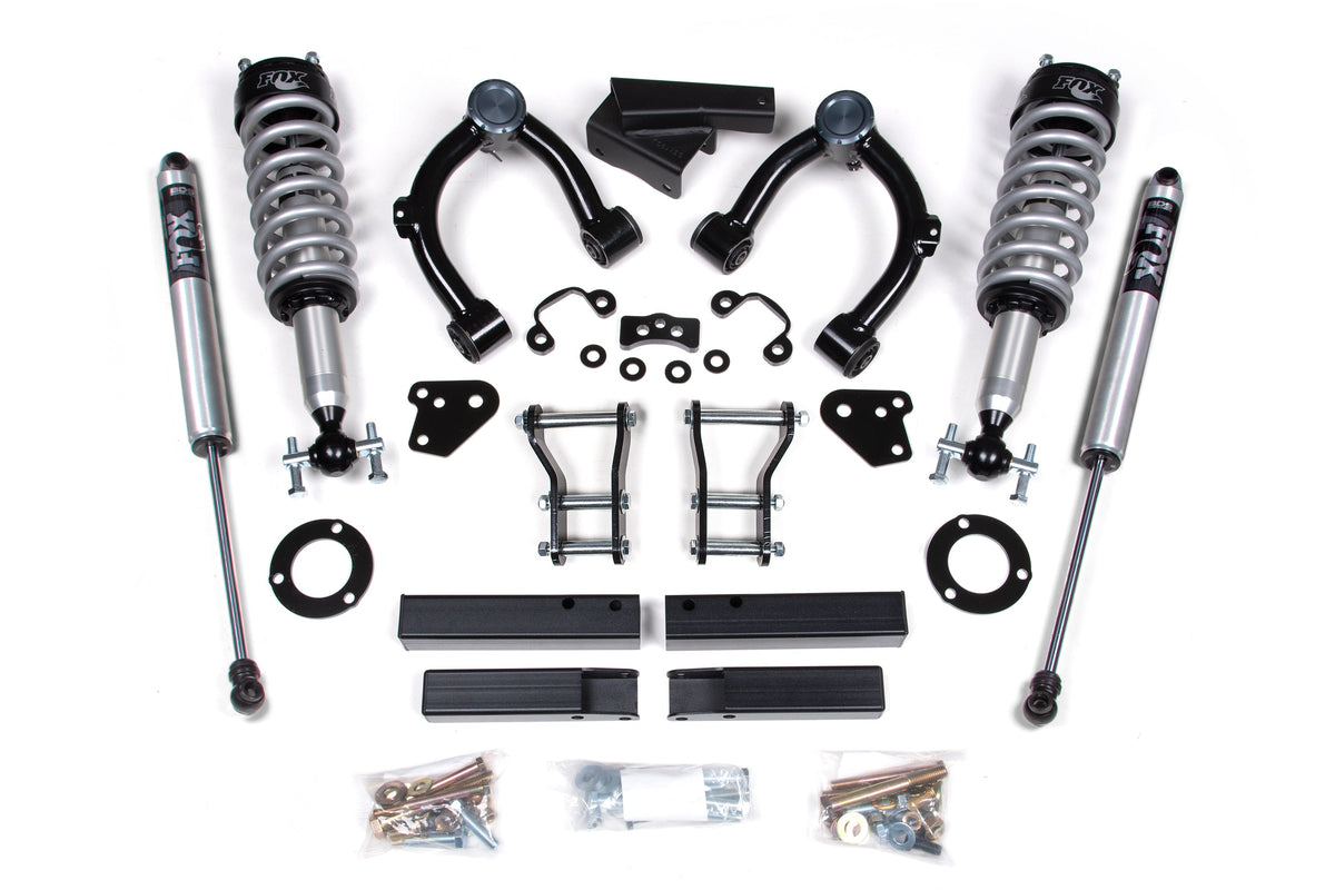 BDS Suspension 3.5 Inch Lift Kit FOX 2.0 Coil-Over Ford Ranger 19-23 4WD Cast Aluminum Fox 2.0 Performance Shocks (BDS1545FSL)