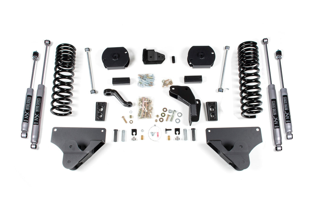 BDS Suspension 4 Inch Lift Kit Ram 2500 14-18 4WD Gas Rear Lift Coil Spacer NX2 Nitro Shocks (BDS1609H)