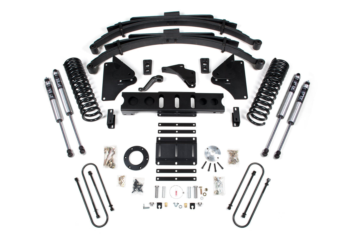 BDS Suspension 6 Inch Lift Kit Ram 3500 13-18 4WD Diesel Leaf Springs 6 Bolt Fox 2.0 Performance Shocks (BDS1617FS)
