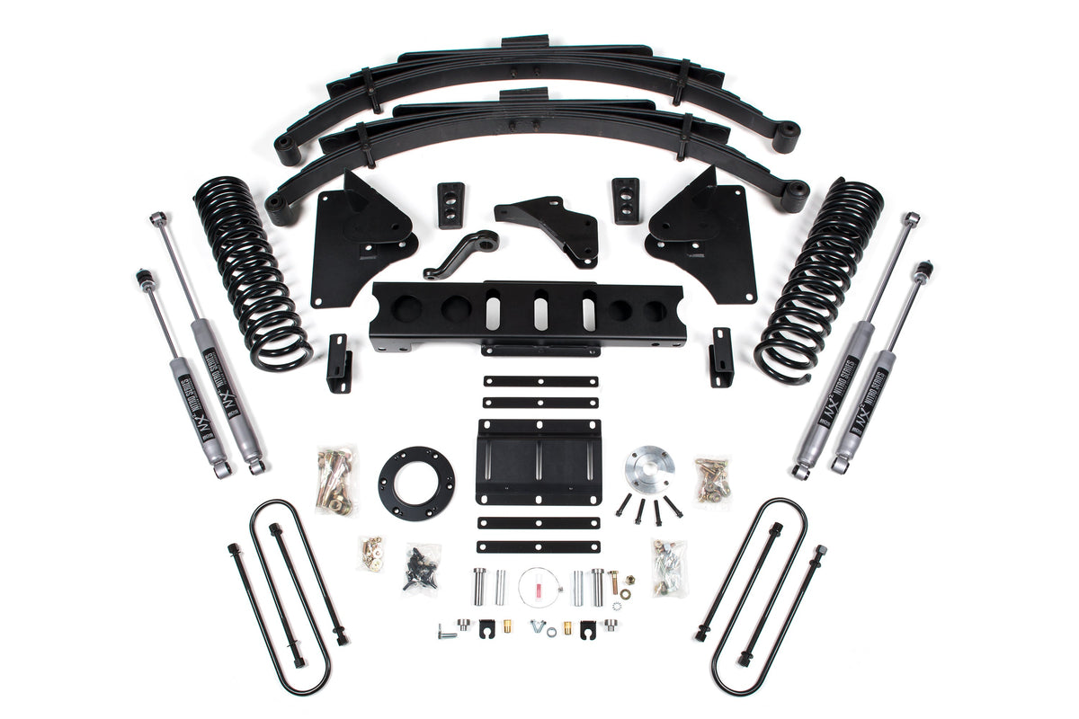 BDS Suspension 6 Inch Lift Kit Ram 3500 13-18 4WD Diesel Leaf Springs 6 Bolt NX2 Nitro Shocks (BDS1617H)