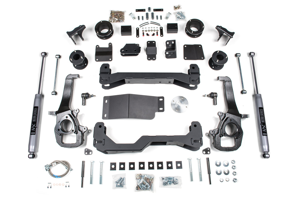 BDS Suspension 4 Inch Lift Kit Ram 1500 w/ Air Ride 13-18 4WD NX2 Nitro Shocks (BDS1623H)
