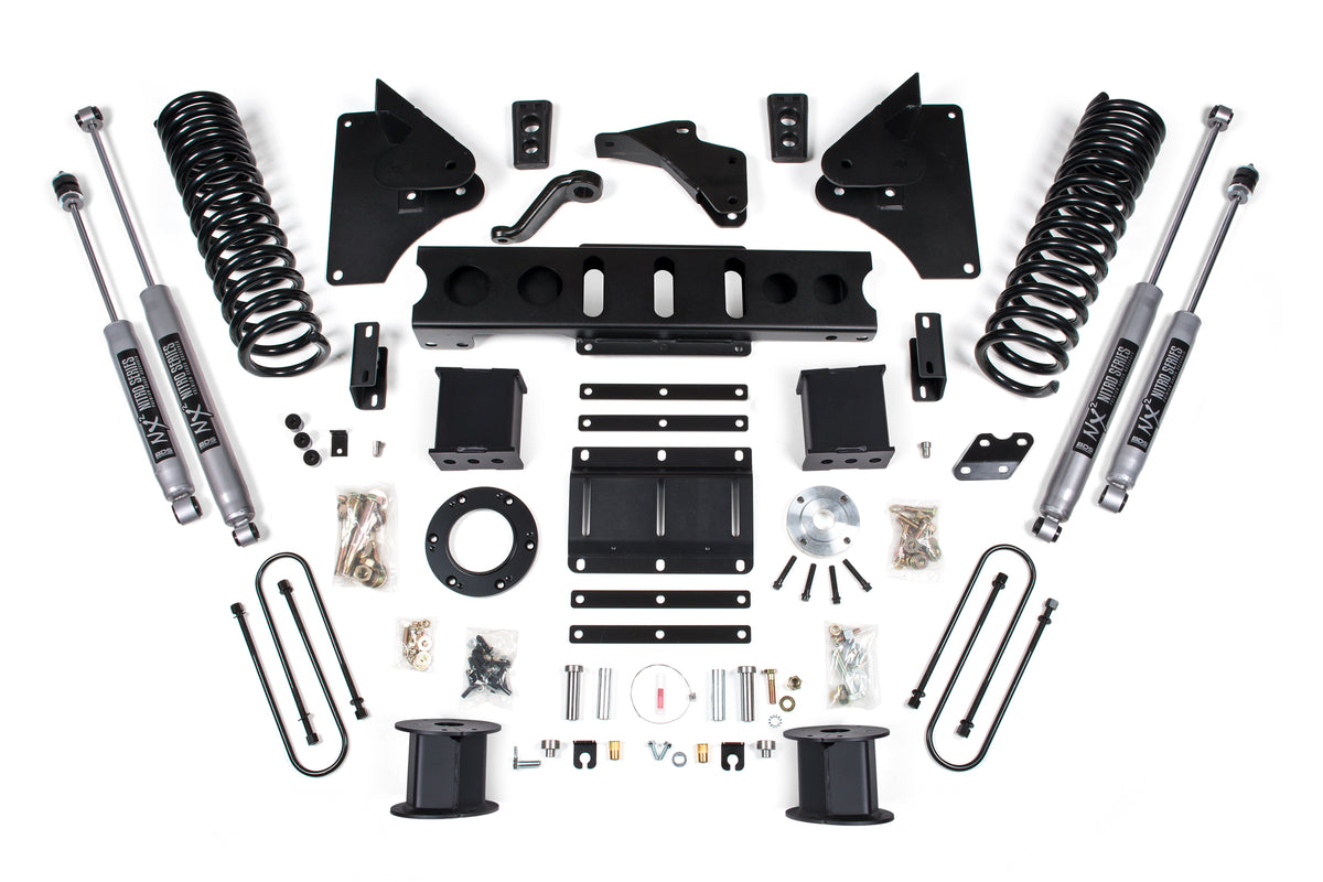 BDS Suspension 5.5 Inch Lift Kit Ram 3500 w/ Rear Air Ride 13-18 4WD Gas Fox 2.0 Performance Shocks (BDS1651FS)