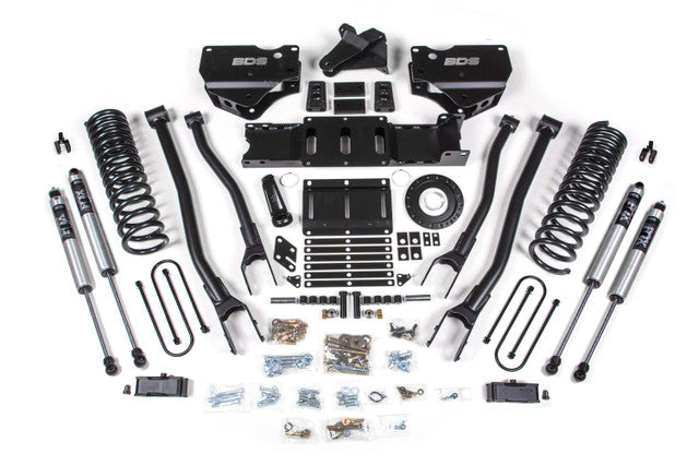 BDS Suspension 4 Inch Lift Kit w/ 4-Link Ram 3500 19-23 4WD Diesel 8 Bolt Fox 2.0 Performance Shocks (BDS1672FS)