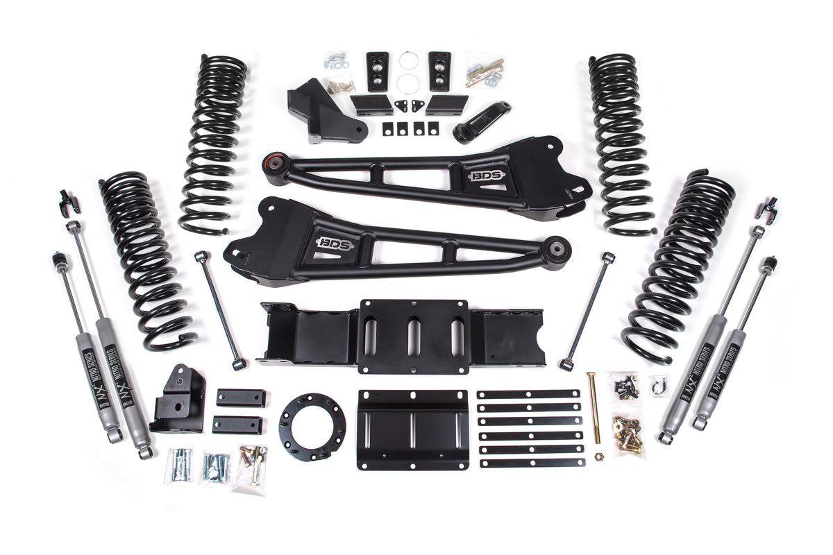 BDS Suspension 6 Inch Lift Kit w/ Radius Arm Ram 2500 19-24 4WD Diesel Fox 2.0 Performance Shocks (BDS1680FS)