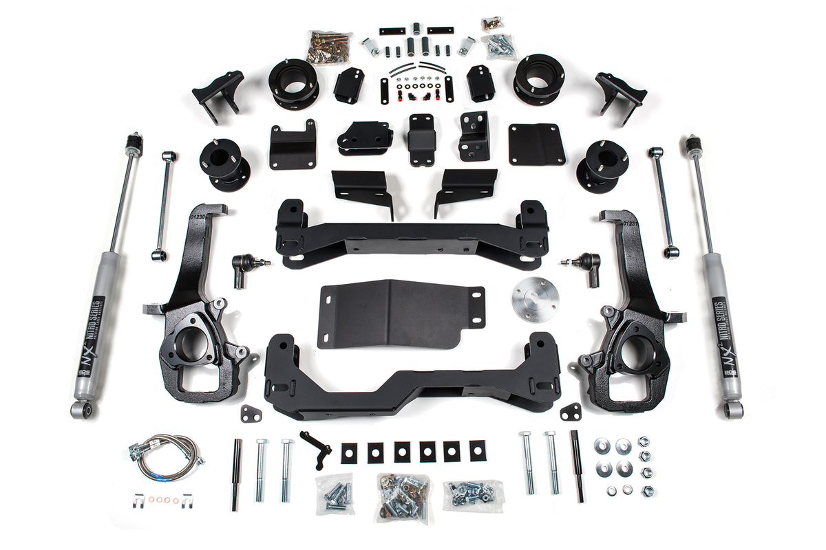 BDS Suspension 4 Inch Lift Kit Ram 1500 w/ Air Ride 19-24 4WD Large Bore NX2 Nitro Shocks (BDS1698H)